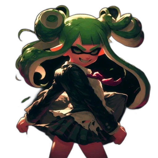weapon, jacket, mask, staff transparent PNG cut-out