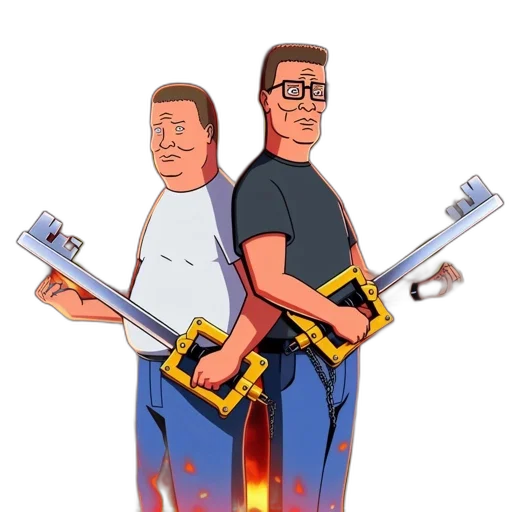 staff, weapon, sword, robot transparent PNG cut-out