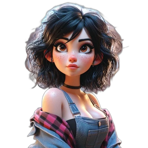 face, dress, robot, hair transparent PNG cut-out
