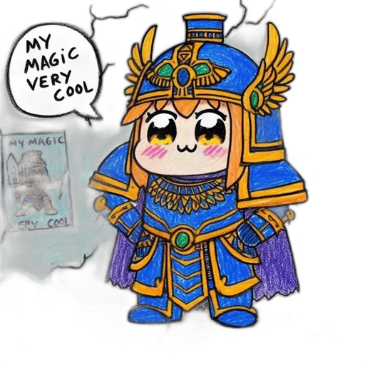 weapon, mask, staff, crown transparent PNG cut-out