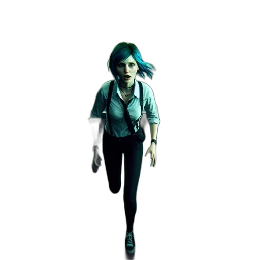 jacket, staff, weapon, creature transparent PNG cut-out