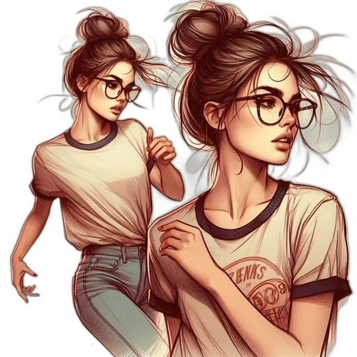 face, hair, cartoon, concept art transparent PNG cut-out