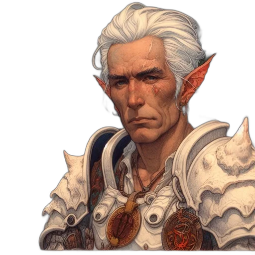 face, staff, dragon, fantasy art transparent PNG cut-out