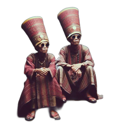 crown, hat, staff, concept art transparent PNG cut-out