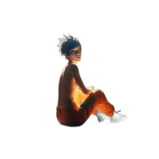 creature, dress, hair, robot transparent PNG cut-out