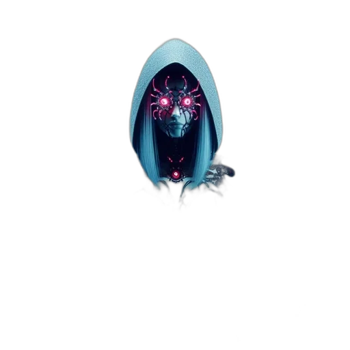mask, jewelry, robot, creature transparent PNG cut-out