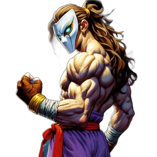 mask, comic book art, concept art, fantasy art transparent PNG cut-out