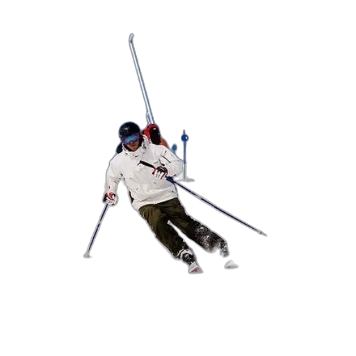 staff, weapon, photorealistic, skier transparent PNG cut-out
