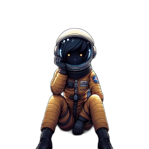 robot, mask, staff, jacket transparent PNG cut-out