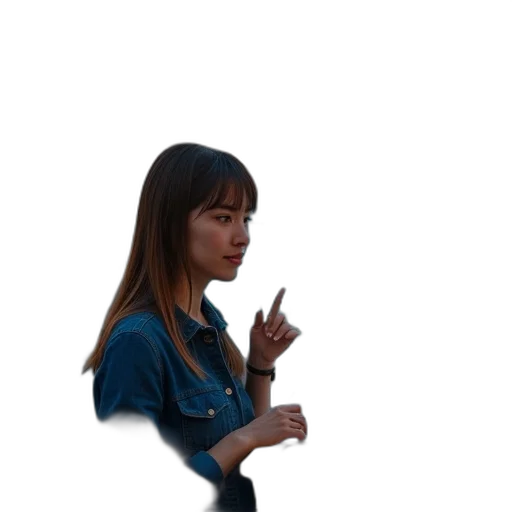 jacket, staff, face, umbrella transparent PNG cut-out