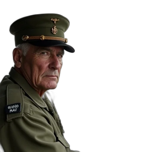 hat, staff, pacific, war transparent PNG cut-out