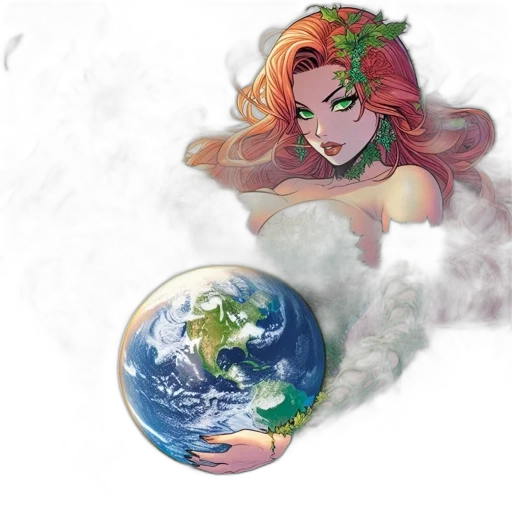 fantasy art, concept art, comic book art, watercolor transparent PNG cut-out