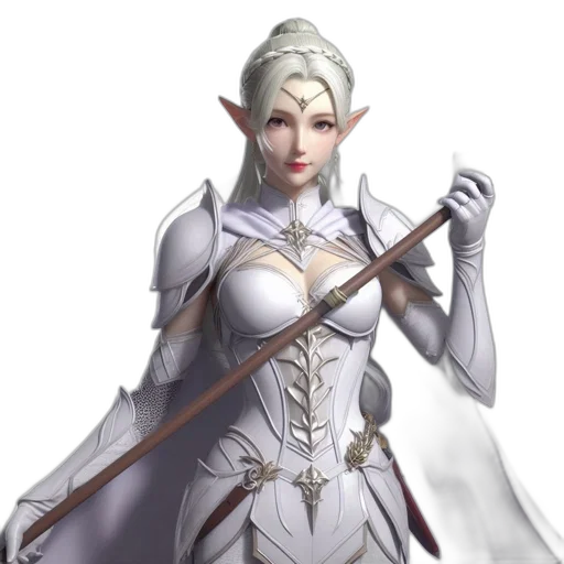 staff, sword, weapon, fantasy art transparent PNG cut-out