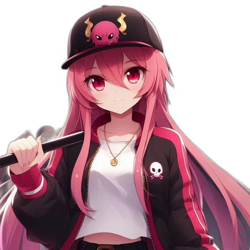staff, hat, jacket, weapon transparent PNG cut-out