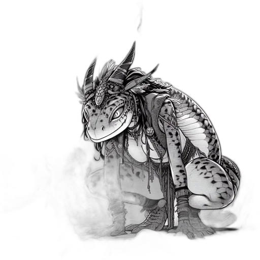 dragon, creature, mask, animal transparent PNG cut-out