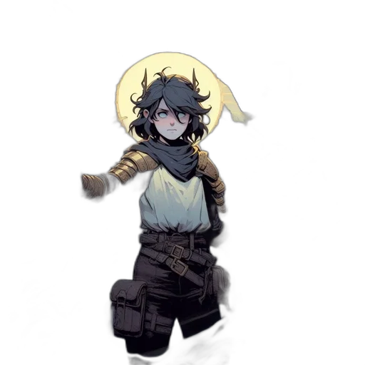 staff, weapon, sword, jacket transparent PNG cut-out