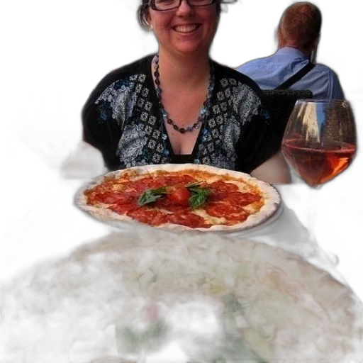 food, dress, umbrella, face transparent PNG cut-out