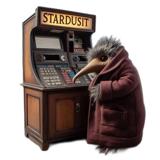 staff, dragon, robot, creature transparent PNG cut-out