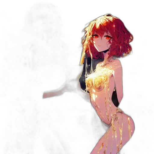 dress, creature, robot, crown transparent PNG cut-out
