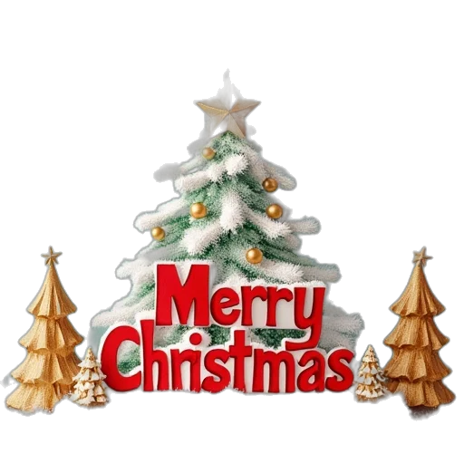 merry, christmas, card, paper transparent PNG cut-out
