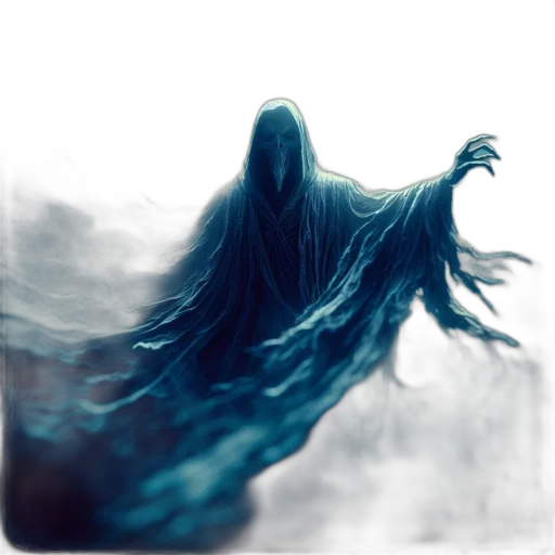 creature, dress, hair, mask transparent PNG cut-out