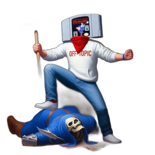 robot, weapon, staff, sword transparent PNG cut-out