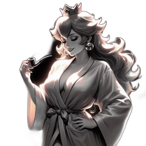 dress, staff, jewelry, crown transparent PNG cut-out