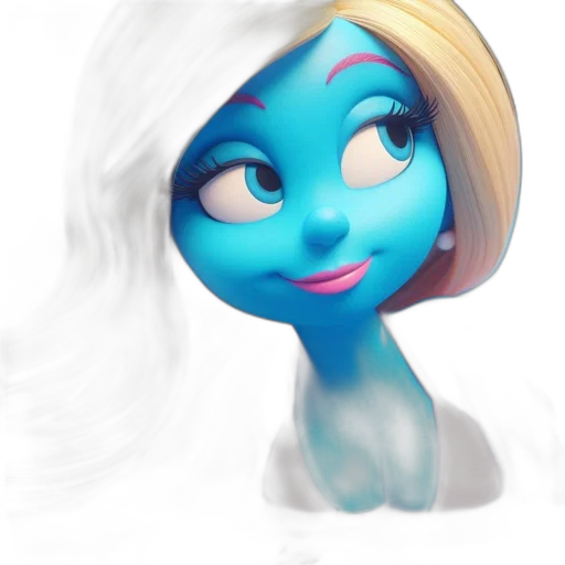 face, mask, staff, creature transparent PNG cut-out