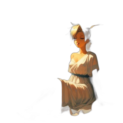 dress, staff, crown, mask transparent PNG cut-out