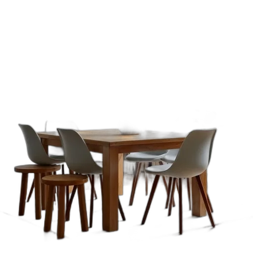 furniture, 3d render, earth tones, piece transparent PNG cut-out