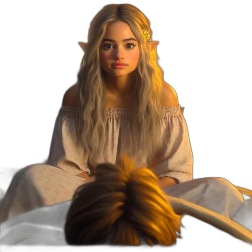 hair, crown, concept art, fantasy art transparent PNG cut-out
