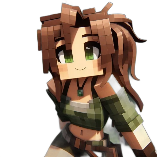 weapon, staff, pixel art, 3d render transparent PNG cut-out
