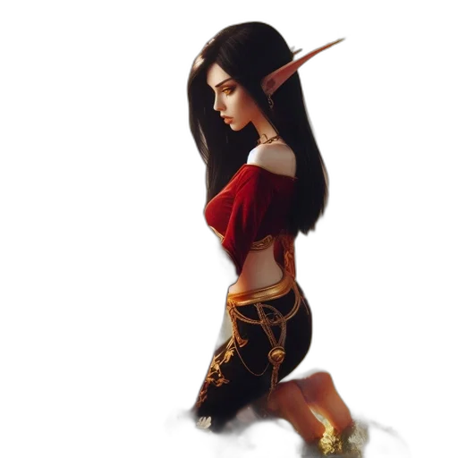 staff, dragon, sword, fantasy art transparent PNG cut-out