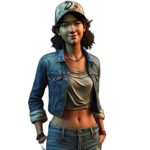 jacket, hat, concept art, photorealistic transparent PNG cut-out