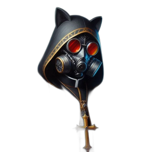 mask, staff, weapon, umbrella transparent PNG cut-out
