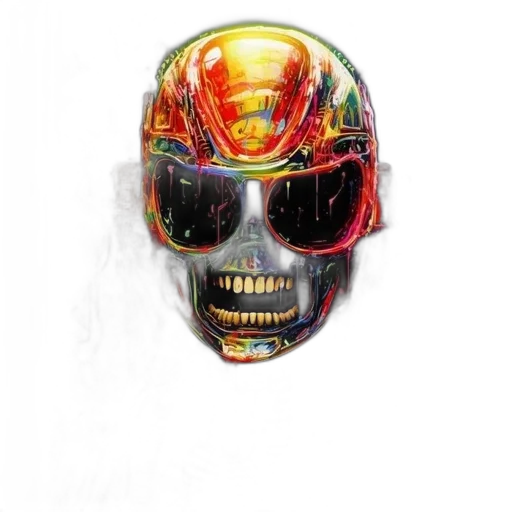 mask, face, robot, photorealistic transparent PNG cut-out