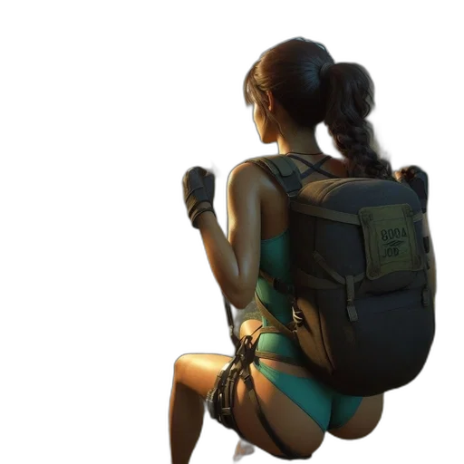 concept art, 3d render, cyberpunk, photorealistic transparent PNG cut-out