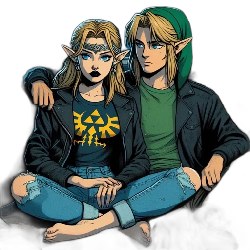 concept art, comic book art, pixel art, fantasy art transparent PNG cut-out