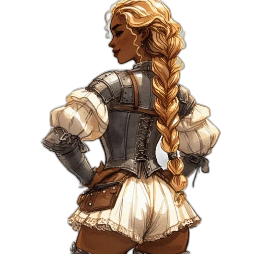 dress, staff, concept art, fantasy art transparent PNG cut-out