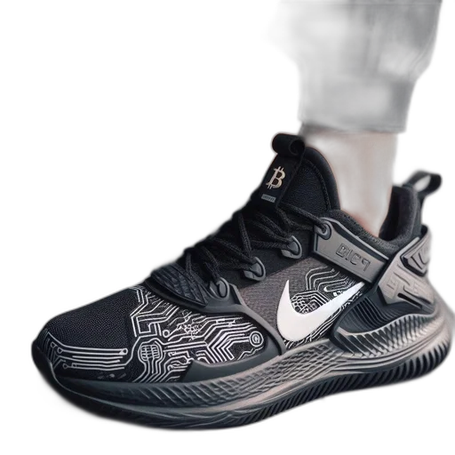 shoes, photorealistic, 3d render, concept art transparent PNG cut-out