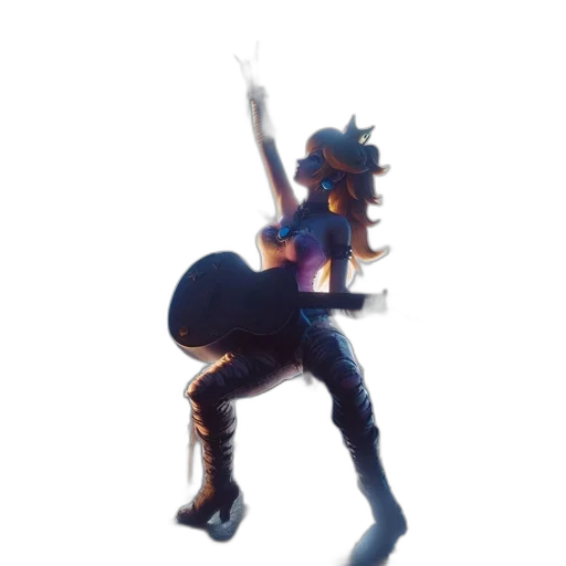 weapon, staff, crown, creature transparent PNG cut-out