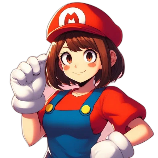 staff, hat, dress, face transparent PNG cut-out