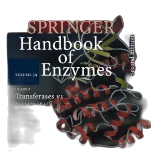 cover, springer, handbook, enzymes transparent PNG cut-out