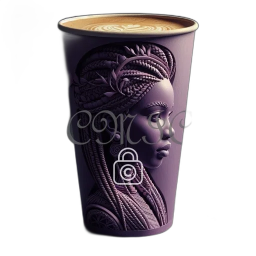 photorealistic, 3d render, coffee, cup transparent PNG cut-out