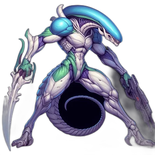 dragon, staff, creature, robot transparent PNG cut-out