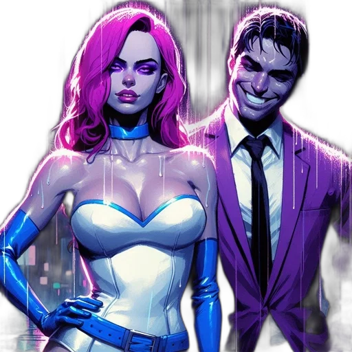 comic book art, concept art, fantasy art, cartoon transparent PNG cut-out