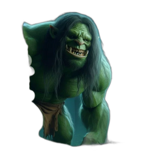 creature, face, mask, staff transparent PNG cut-out