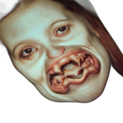 face, mask, creature, animal transparent PNG cut-out