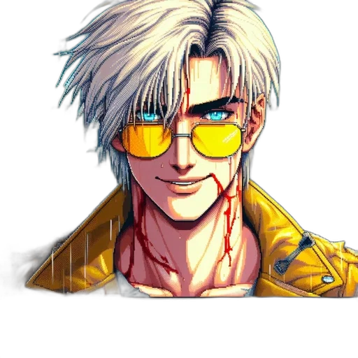 jacket, face, weapon, mask transparent PNG cut-out
