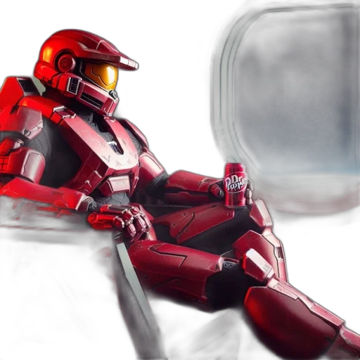 robot, concept art, 3d render, pixel art transparent PNG cut-out